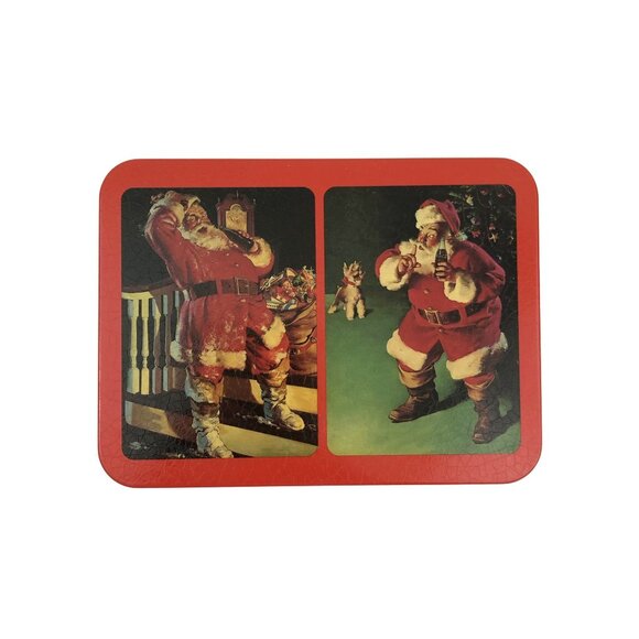 Coco-Cola Playing Cards Christmas Gift Set NIB, Two Decks Coke Brand Cards - Picture 4 of 10
